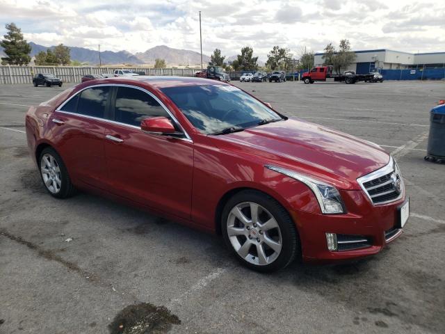 1G6AC5SXXE0110504 - 2014 CADILLAC ATS PERFORMANCE RED photo 4