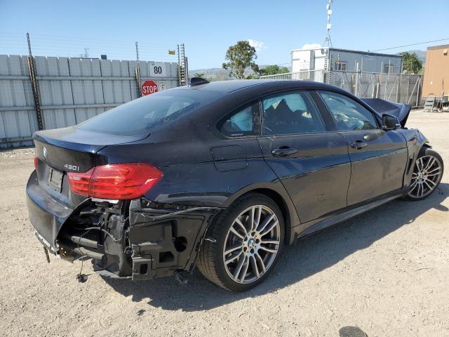 WBA4F7C57HG786668 - 2017 BMW 430I GRAN COUPE BLUE photo 3