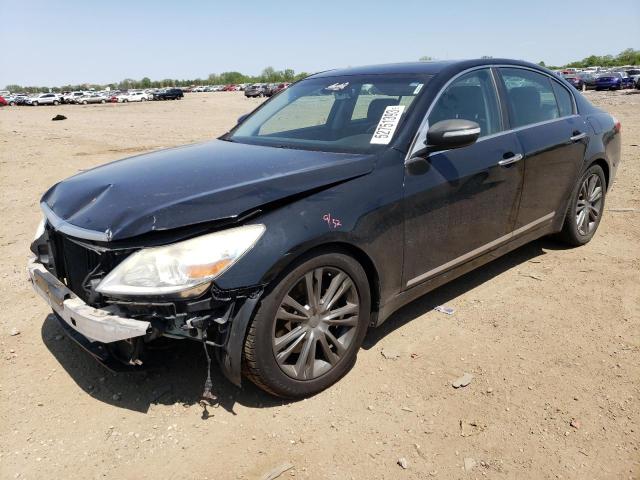 KMHGC46F79U041574 - 2009 HYUNDAI GENESIS 4.6L BLACK photo 1