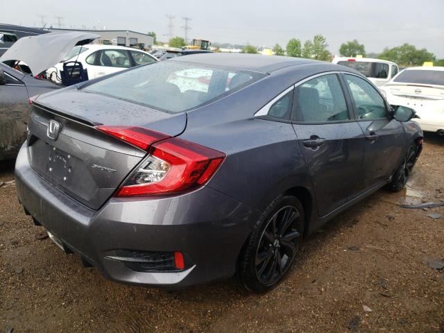2HGFC2F87LH526606 - 2020 HONDA CIVIC SPORT 灰色 照片 3