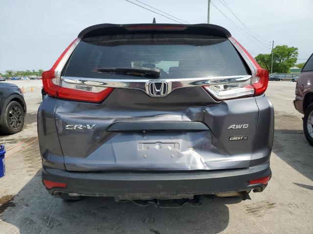 2HKRW6H31JH219464 - 2018 HONDA CR-V LX SILVER photo 6