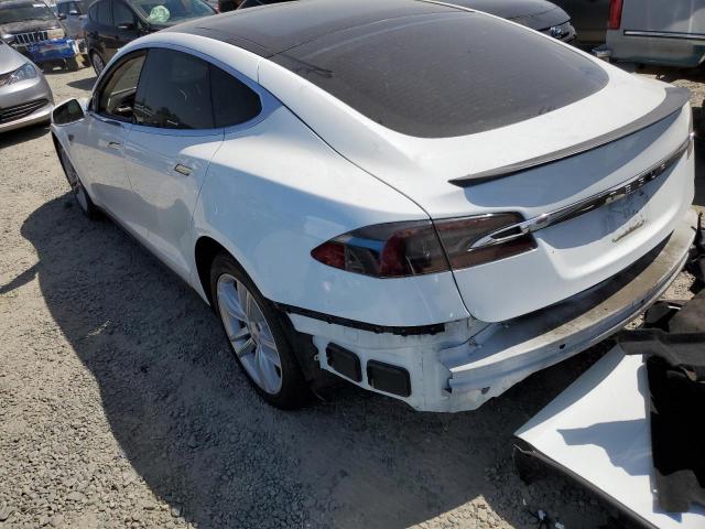 5YJSA1H19EFP56542 - 2014 TESLA MODEL S WHITE photo 2