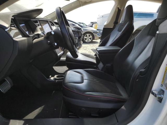 5YJSA1H19EFP56542 - 2014 TESLA MODEL S Білий фото 7