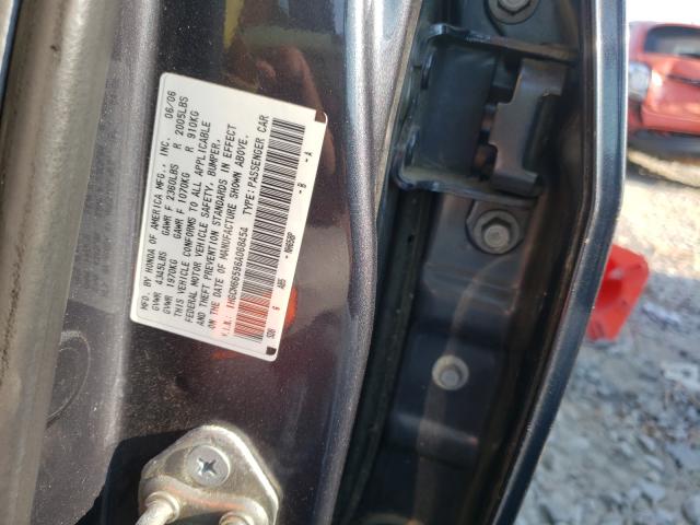 1HGCM66596A068454 - 2006 HONDA ACCORD EX 石墨色 照片 10