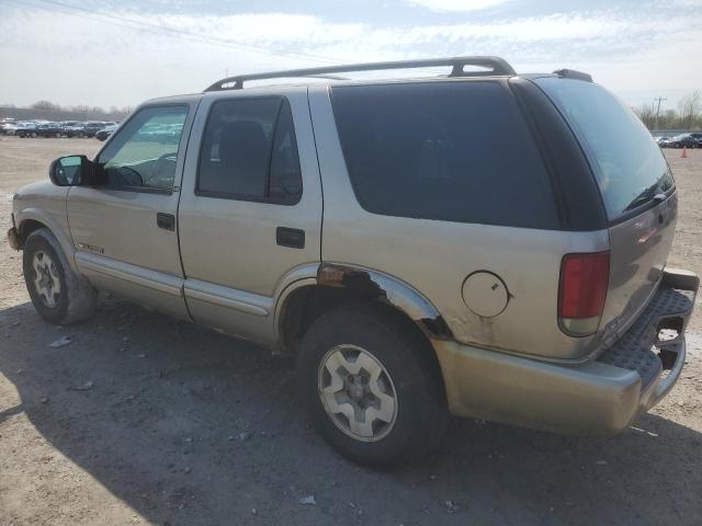 1GNDT13X03K159396 - 2003 CHEVROLET BLAZER TAN photo 2