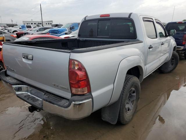 5TELU42N66Z254354 - 2006 TOYOTA TACOMA DOUBLE CAB SILVER photo 3