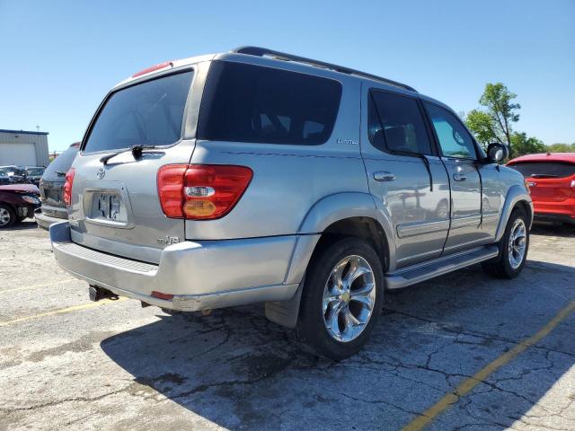 5TDZT38A54S216667 - 2004 TOYOTA SEQUOIA LIMITED SILVER photo 3