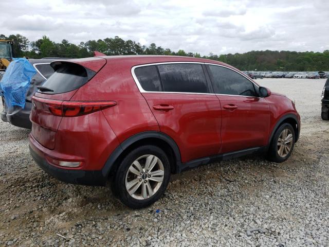 KNDPM3AC5H7277288 - 2017 KIA SPORTAGE LX RED photo 3