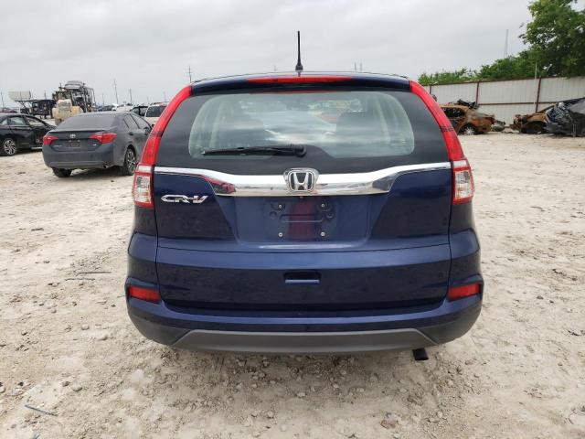 3CZRM3H30FG704029 - 2015 HONDA CR-V LX BLUE photo 6