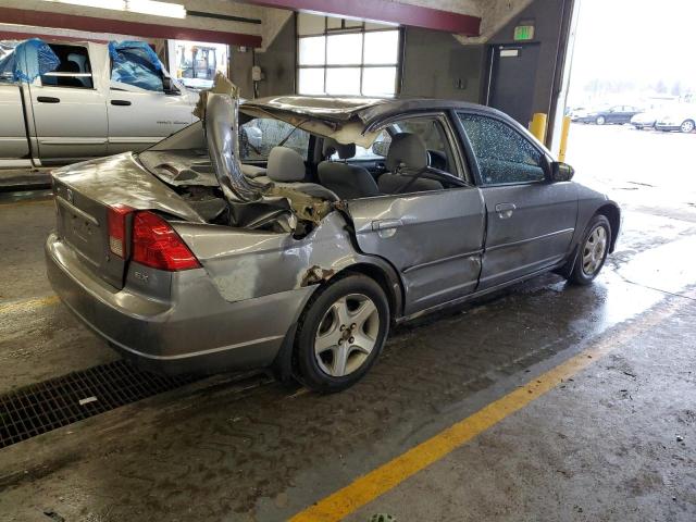2HGES26744H507793 - 2004 HONDA CIVIC EX GRAY photo 3