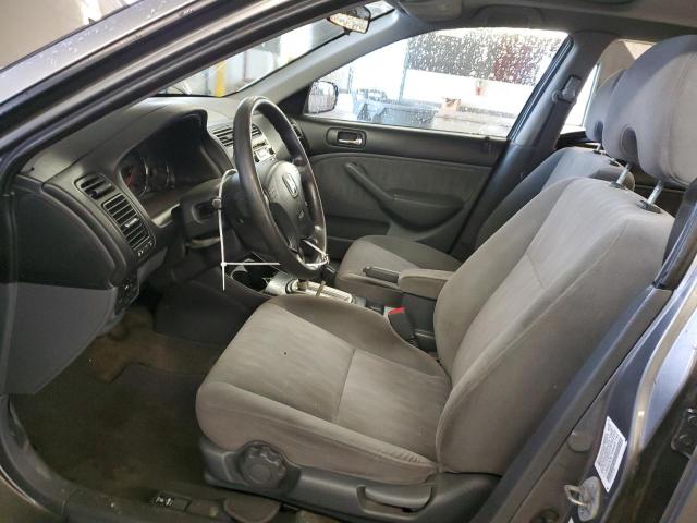 2HGES26744H507793 - 2004 HONDA CIVIC EX GRAY photo 7