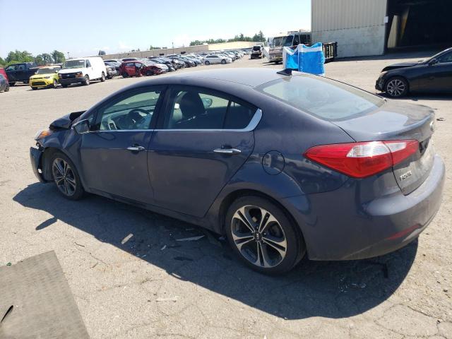 KNAFX4A83G5449975 - 2016 KIA FORTE EX BLUE photo 2