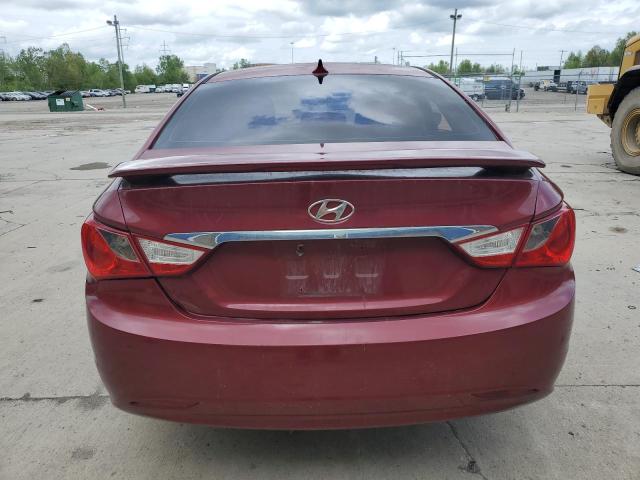 5NPEB4AC0CH502188 - 2012 HYUNDAI SONATA GLS RED photo 6