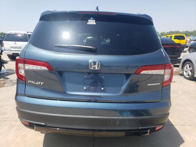 5FNYF5H20NB025350 - 2022 HONDA PILOT SE BLUE photo 6