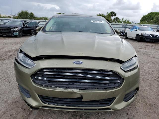 3FA6P0H72DR110955 - 2013 FORD FUSION SE GREEN photo 5