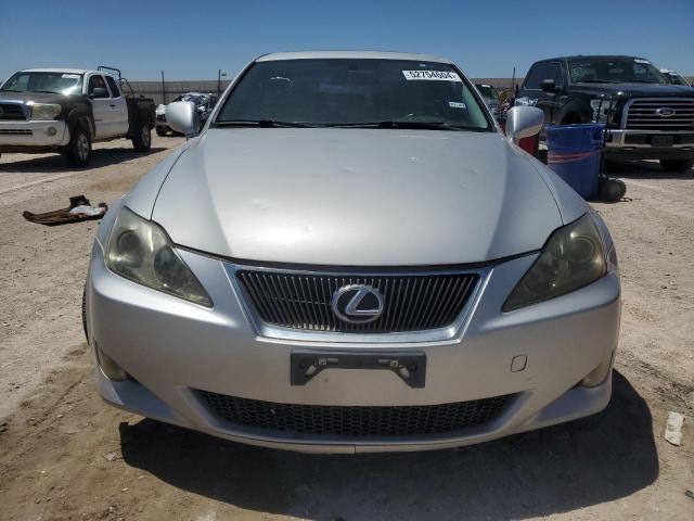 JTHBK262072030653 - 2007 LEXUS IS 250 SILVER photo 5