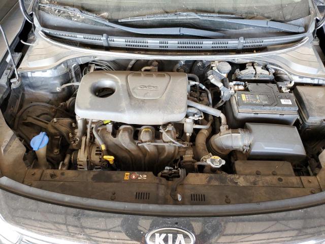 3KPA24AB0KE217127 - 2019 KIA RIO S BLACK photo 11