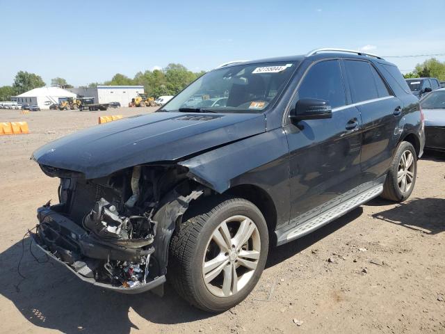 4JGDA5HB0EA369908 - 2014 MERCEDES-BENZ ML 350 4MATIC BLACK photo 1