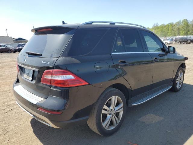 4JGDA5HB0EA369908 - 2014 MERCEDES-BENZ ML 350 4MATIC BLACK photo 3