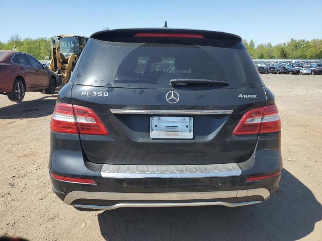 4JGDA5HB0EA369908 - 2014 MERCEDES-BENZ ML 350 4MATIC BLACK photo 6
