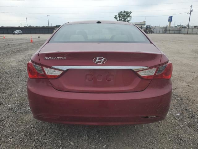 5NPEB4AC8DH663955 - 2013 HYUNDAI SONATA GLS BURGUNDY photo 6