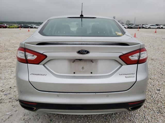 3FA6P0K99GR145569 - 2016 FORD FUSION TITANIUM SILVER photo 6