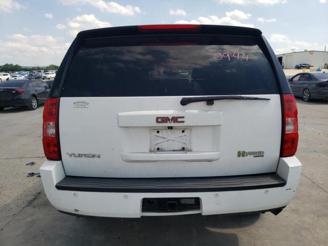 1GKFC13508R204775 - 2008 GMC YUKON HYBRID WHITE photo 6