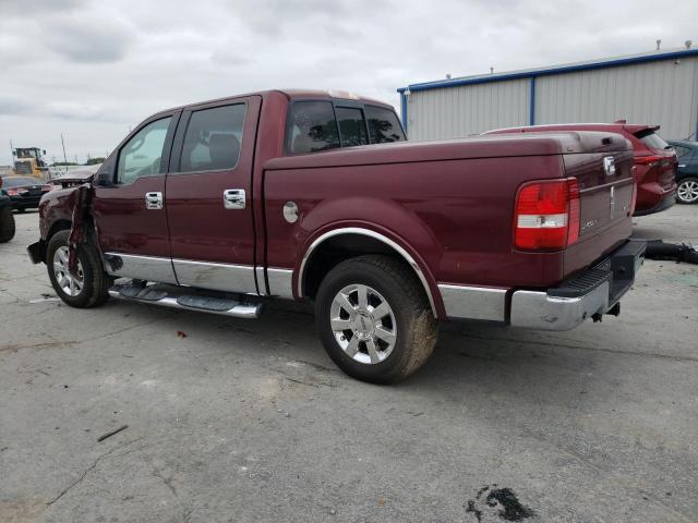 5LTPW16536FJ07519 - 2006 LINCOLN MARK LT BURGUNDY photo 2