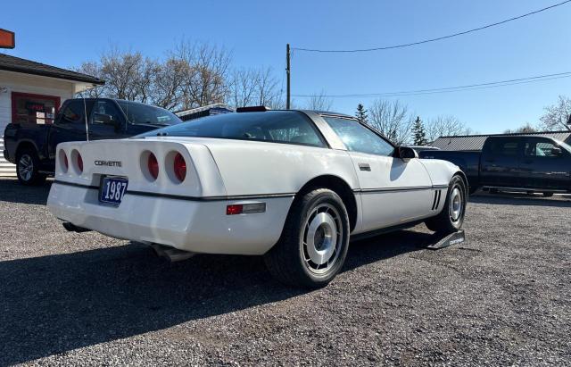 1G1YY218XH5105616 - 1987 CHEVROLET CORVETTE WHITE photo 4