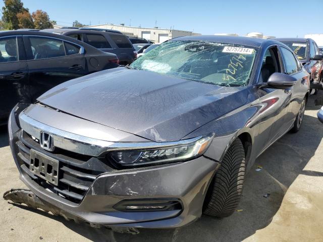 1HGCV1F53JA010736 - 2018 HONDA ACCORD EXL GRAY photo 1