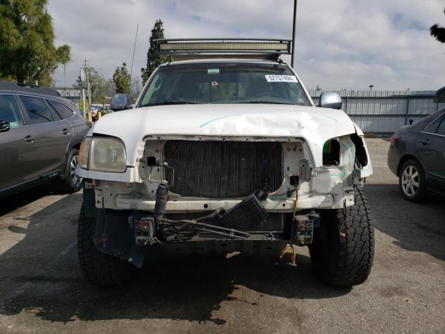 5TBRT34113S336897 - 2003 TOYOTA TUNDRA ACCESS CAB SR5 WHITE photo 5