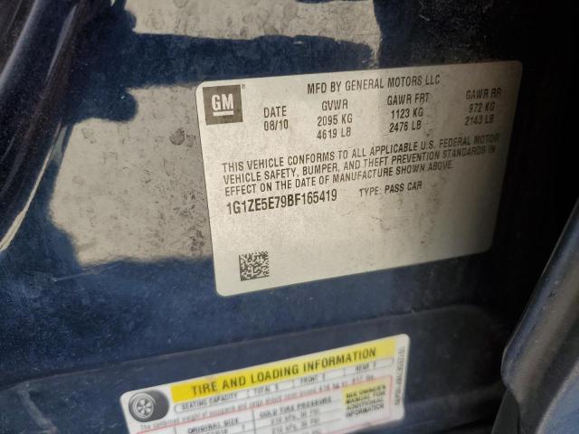 1G1ZE5E79BF165419 - 2011 CHEVROLET MALIBU LTZ ლურჯი ფოტო 13