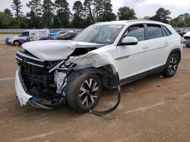 1V2DC2CA0NC224561 - 2022 VOLKSWAGEN ATLAS CROS SE თეთრი ფოტო 1