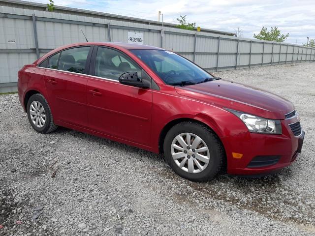 1G1PF5S93B7149169 - 2011 CHEVROLET CRUZE LT RED photo 4