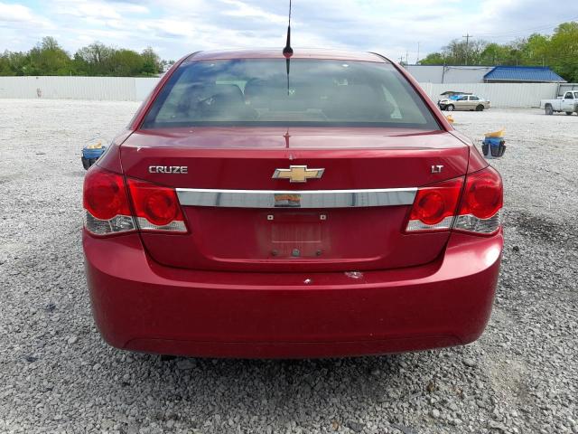 1G1PF5S93B7149169 - 2011 CHEVROLET CRUZE LT RED photo 6