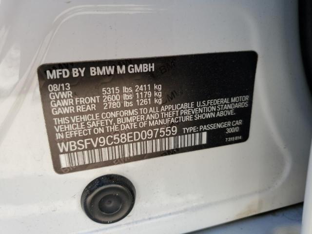 WBSFV9C58ED097559 - 2014 BMW M5 BURN photo 13