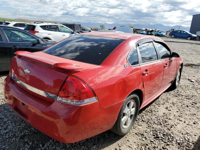 2G1WT57N291205944 - 2009 CHEVROLET IMPALA 1LT RED photo 3