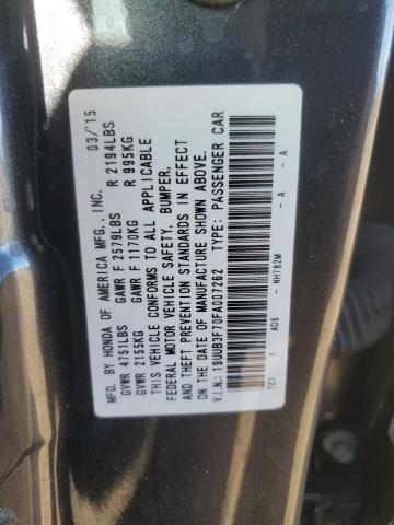 19UUB3F70FA007262 - 2015 ACURA TLX ADVANCE GRAY photo 12