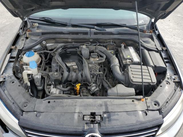 3VW2K7AJ1DM257235 - 2013 VOLKSWAGEN JETTA BASE رمادي صورة 11