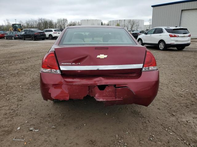 2G1WT57N291314212 - 2009 CHEVROLET IMPALA 1LT BURGUNDY photo 6