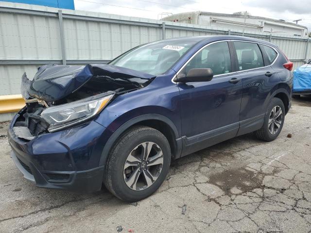 2HKRW6H37KH202833 - 2019 HONDA CR-V LX BLUE photo 1