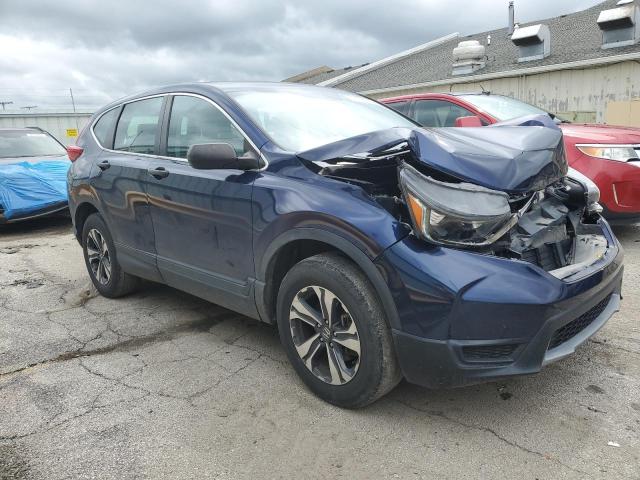 2HKRW6H37KH202833 - 2019 HONDA CR-V LX BLUE photo 4