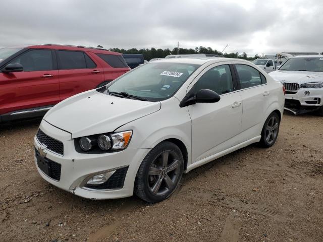 1G1JG5SB3G4110676 - 2016 CHEVROLET SONIC RS WHITE photo 1