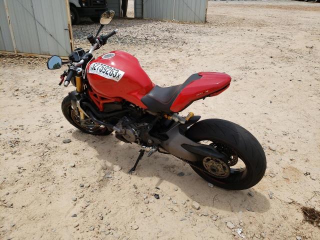 ZDMMACFWXKB025284 - 2019 DUCATI MONSTER 1200 RED photo 3