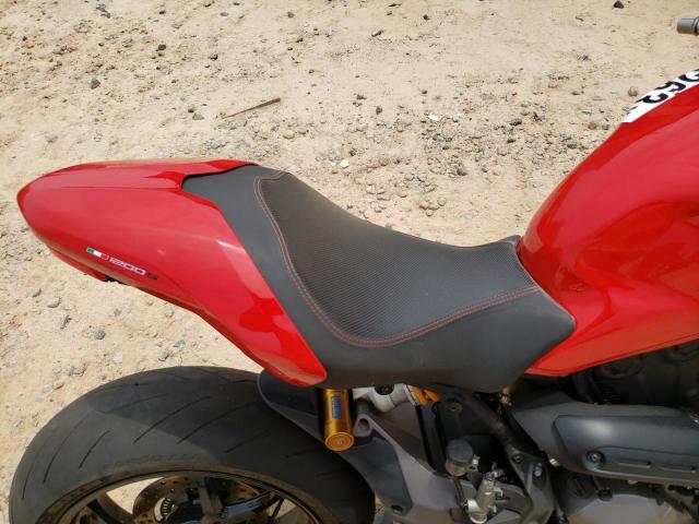 ZDMMACFWXKB025284 - 2019 DUCATI MONSTER 1200 RED photo 6