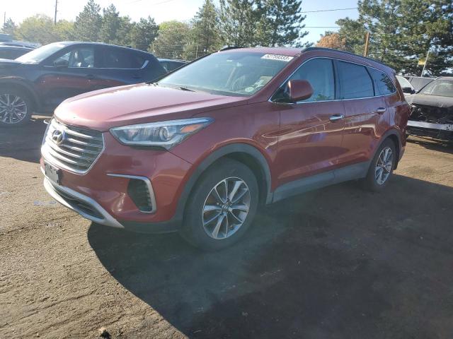 KM8SMDHF0HU193991 - 2017 HYUNDAI SANTA FE SE RED photo 1