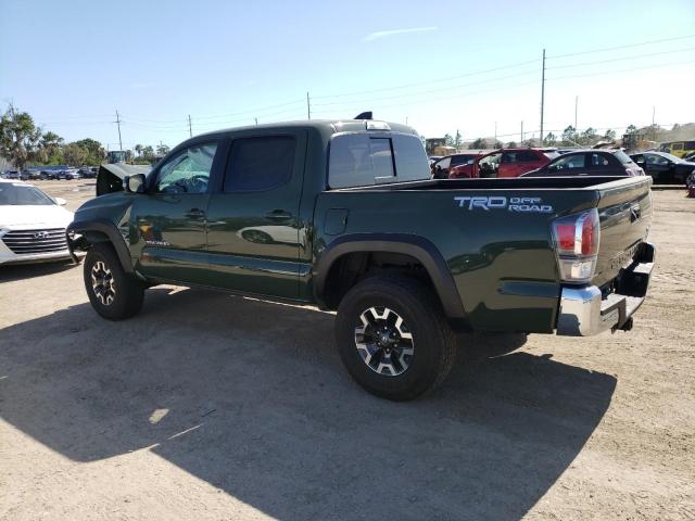 5TFAZ5CN6MX115178 - 2021 TOYOTA TACOMA DOUBLE CAB GREEN photo 2