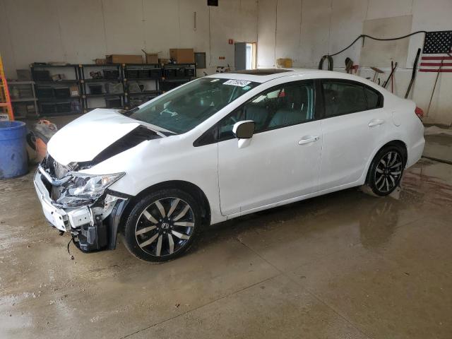 19XFB2F97FE051968 - 2015 HONDA CIVIC EXL 白色 照片 1