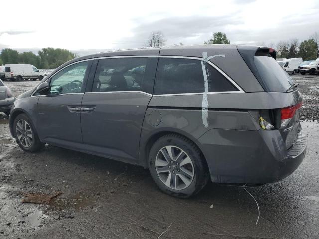 5FNRL5H96EB052529 - 2014 HONDA ODYSSEY TOURING GRAY photo 2