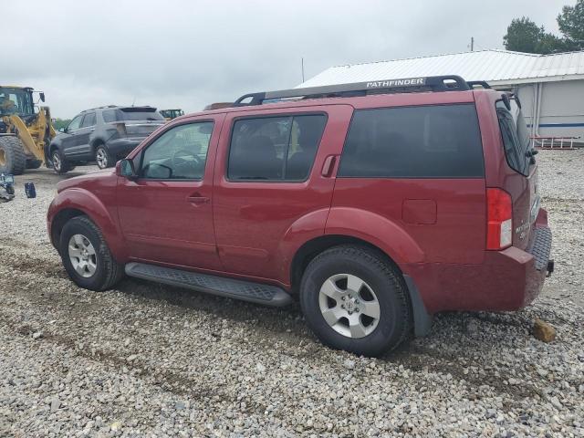 5N1AR18W27C625304 - 2007 NISSAN PATHFINDER LE 勃艮第红 照片 2